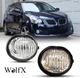 Fog Lights For 2003-2008 Toyota Matrix Pontiac Vibe Clear Fog Lamps Replacement