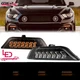 Turn Signal Lights for Ford Mustang 2015-2017 Bumper Parking Lamp LED Sequential
