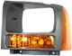 Turn Signal Light For 2005-2007 Ford F-250 Super Duty Plastic Lens Driver Side