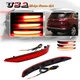 Red LED Rear Bumper Reflector Tail Brake Lights For 2018-2022 Chevrolet Equinox