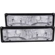 ANZO Euro Parking Lights Black for Chevrolet C1500 | 511033