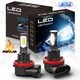 For Honda CR-Z 2011-2016 2x Bright White 6000k LED Fog Driving Light Bulbs