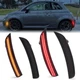 For 2012-2017 Fiat 500 500C Abarth Front Rear Bumper 4PCS LED Side Marker Lights