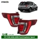 LED Tail Lights For 2016-2019 Ford Explorer Sport w/ DRL Running Lamps Pair Set