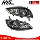 Headlight Assembly For 2004-2005 Honda Civic 1.3-1.7L Halogen Black Clear Lens
