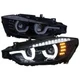 Fits 12-15 BMW F30 Projector Headlight With Smoked Lens