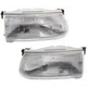 Driver and Passenger Side Headlights For Ford Explorer 1995-2001 Halogen w Bulbs Driver and Passenger Side Headlights For Ford Explorer 1995-2001 Halogen w Bulbs