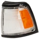 Driver Side Corner Light For 1992-1995 Toyota Pickup with Bulb(s) Black Trim