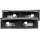 Anzo 511053 Euro Parking Lights Black For 88-98 Chevrolet C1500 Sold as a Pair