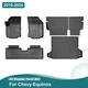 Car Floor Mats&Cargo Liner&Backrest Mats TPE Rubber For Chevy Equinox 2018-2024