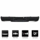 Rear Bumper Assembly Black Steel w/o Sensor For 2009-2014 Ford F150 F-150 Pickup