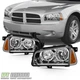 4PCS 2006-2010 Dodge Charger Headlights Headlamps W/ Corner Lights Left+Right