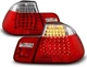 2002-2005 BMW E46 320I 325I 330I 4-Door Sedan Red Clear LED Tail Lights Brake La