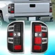 FOR CHEVY SILVERADO/GMC SIERRA 2014-2019 BLACK HOUSING CLEAR LENS LED TAIL LIGHT