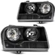Headlights Assembly For Chrysler 300 Touring 3.5L 2005 2006-2010 Headlamp Set