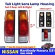 For Nissan Hardbody Navara D21 Pickup Truck 1986-1990 Tail Light Rear Lamp Pair