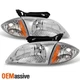 Fit 2000 2001 2002 Chevy Cavalier Headlights w/ Corner Signal Lights Lamps 4pcs Fit 2000 2001 2002 Chevy Cavalier Headlights w/ Corner Signal Lights Lamps 4pcs