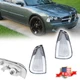 Chrome Lens Corner Parking Marker Signal Lights Housings For 06-10 Dodge Charger