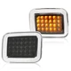 Smoked Amber LED Corner Turn Signal Lights Parking Lamps For Hummer H2 03-09