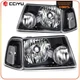 2Pcs Pair Headlights+Corner Lights For 2001-2011 Ford Ranger Pickup XL XLT