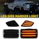 4X SMOKED LED Signal Bumper + Marker Side Light IP67 For 97-06 Jeep Wrangler TJ