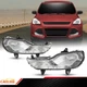 Fit For 2013-2016 Ford Escape Kuga Pair Clear Lens Front Bumper Fog Lights Lamps