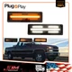 For 88-98 GMC Chevy C/K 1500/2500/3500 Truck Smoke LED DRL Signal Bumper Lights