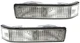 Driver & Passenger Set Parking Light Lens and Housing Fits 1995-2000 Chevy Tahoe