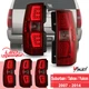For 2007-2014 Chevy Suburban Tahoe/GMC Yukon Tail Lights LED Sequential Red Pair