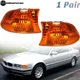 LH&RH Front Corner Light Turn Signal Lamp Cover For BMW 7 Series E38 1998-2001