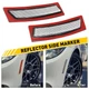 For 12-15 F30 BMW 3-Series M-Sport CLEAR Side Bumper Marker Reflector Light Lamp