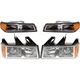 Headlight For 2005-2008 Chevrolet Colorado Driver and Passenger side
