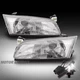 For 97-99 Toyota Camry Headlight Headlamp Lamp Chrome w/50W 6000K HID Left+Right