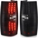 Tail Lights Smoke LED for 2007-2014 Chevy Suburban 1500 Tahoe Rear Brake Lamps