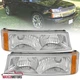 Bumper Lights Fits 2002-2006 Chevy Avalanche 03-07 Silverado Parking Signal