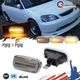 Sequential LED Side Marker Lights Clear Amber Lamps Fits Honda Civic Si CRV Jazz