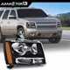 Fit For 07-14 Chevy Avalanche/Suburban/Tahoe Headlight Lamp Right Passenger Side
