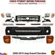 Front Bumper + Grille & Headlight Assembly Kit For 1998-2000 Toyota Tacoma