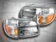 95-98-01 FORD EXPLORER / 97 MERCURY MOUNTAINEER CLEAR HEADLIGHTS+CORNER 4PCS NEW