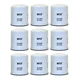 WIX Set of 9 Engine Oil Filters Spin-On For Chevy G30 Peugeot 304 404 504 505