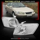 For 2000-2001 Toyota Camry Chrome Side Corner Lamp Clear Turn Signal Park Lights