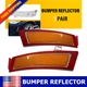 2X Amber Front Bumper Reflector Lights Fits 2011-2013 BMW E70 X5 LCI 63147274433
