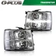 LED DRL Headlights Fit For 2007-2014 Chevy Silverado 1500 2500 3500 Chrome Clear LED DRL Headlights Fit For 2007-2014 Chevy Silverado 1500 2500 3500 Chrome Clear