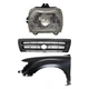 Fender Kit Fits 97 Toyota Tacoma 4WD Primed Driver Side With Grille Assembly