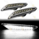 FIT 06-11 BMW 3-SERIES E90 E91 CLEAR LENS WHITE LED SIGNAL SIDE MARKER LIGHTS