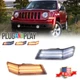 For 07-17 Jeep Patriot Clear Switchback LED Turn Signal Blinker Corner Lights 2X