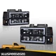 Fit For 94-00 Chevy GMC C/K 1500 2500 3500 LED DRL Smoke Lens Black Headlights