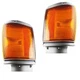 For 87-88 Pickup Truck RWD Corner Turn Signal Park Light Lamp Assembly Set Pair