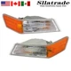 Parking Light Turn Signal Directional Lamp Front Pair Set for 07-17 Jeep Patriot