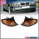 2x For BMW 3 Series E46 325i 2002-2005 Corner Amber Parking Lights Turn Signals